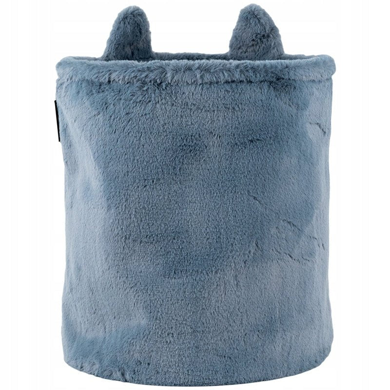 Kosz na zabawki pluszowy pojemnik organizer na drobiazgi kotek rozmiar L