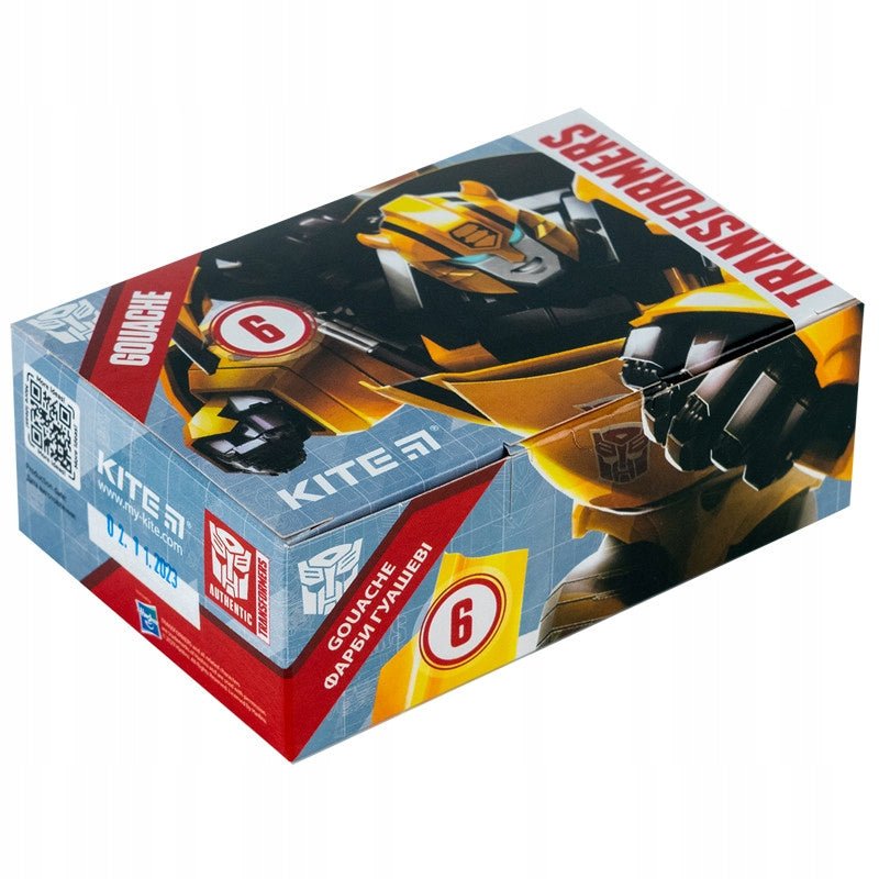 Farby gwasze zestaw 6 sztuk