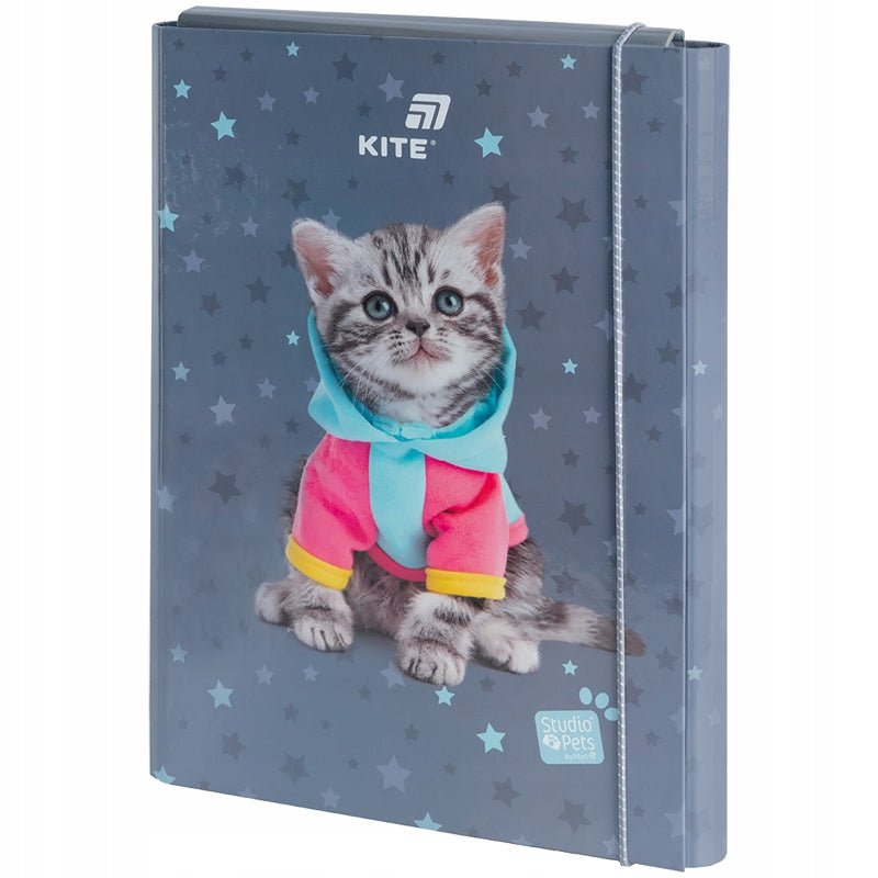 Teczka z gumką A4 do prac plastycznych Studio Pets Kite
