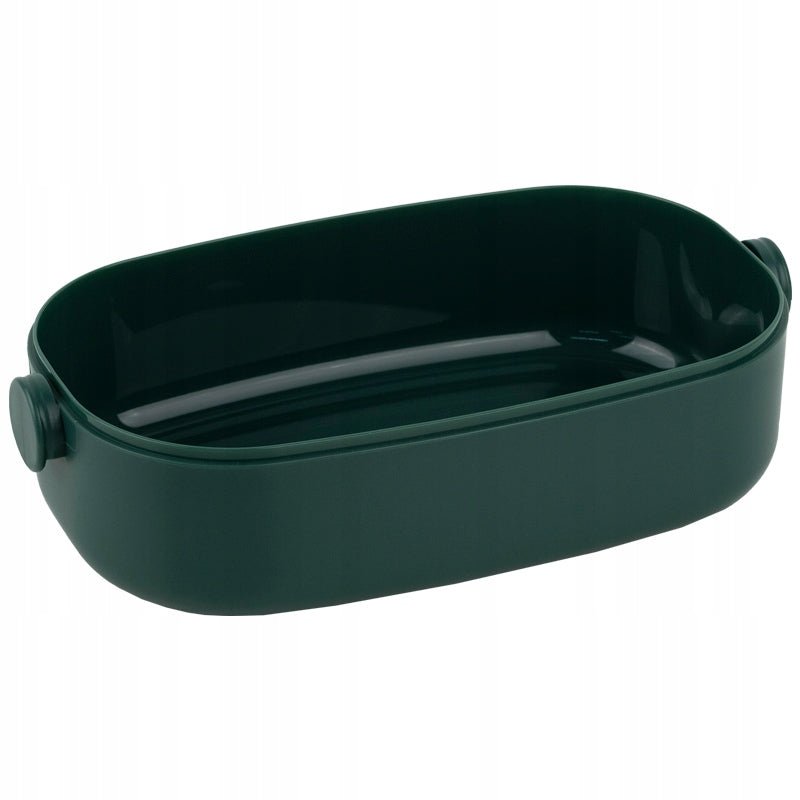 Wnętrze pojemnika z jedną pojemną komorą i dodatkową pokrywką