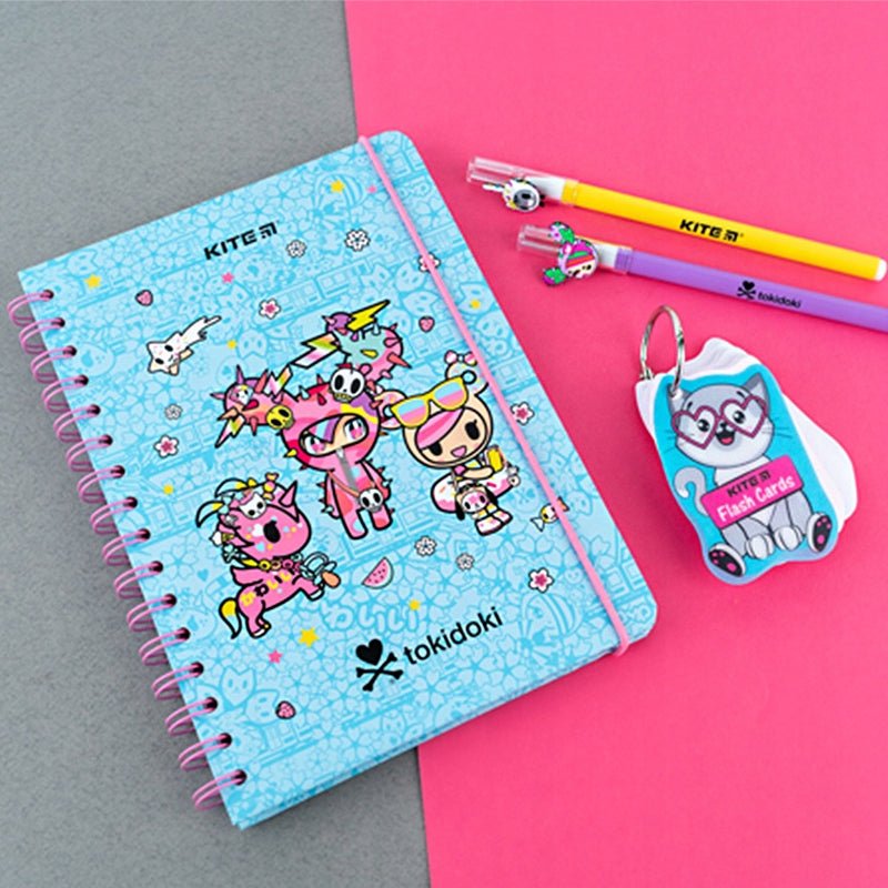 Notes Pamiętnik A5 na Spirali 80 kartek kratka Tokidoki Kite