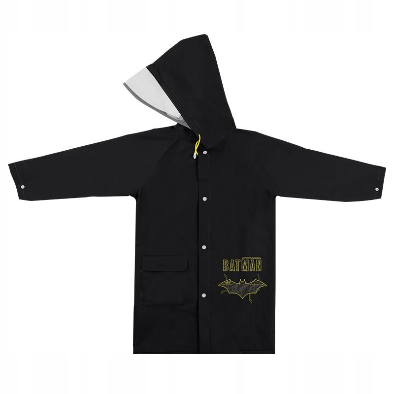 Płaszcz przeciwdeszczowy dla chłopca czarny Batman M Kite