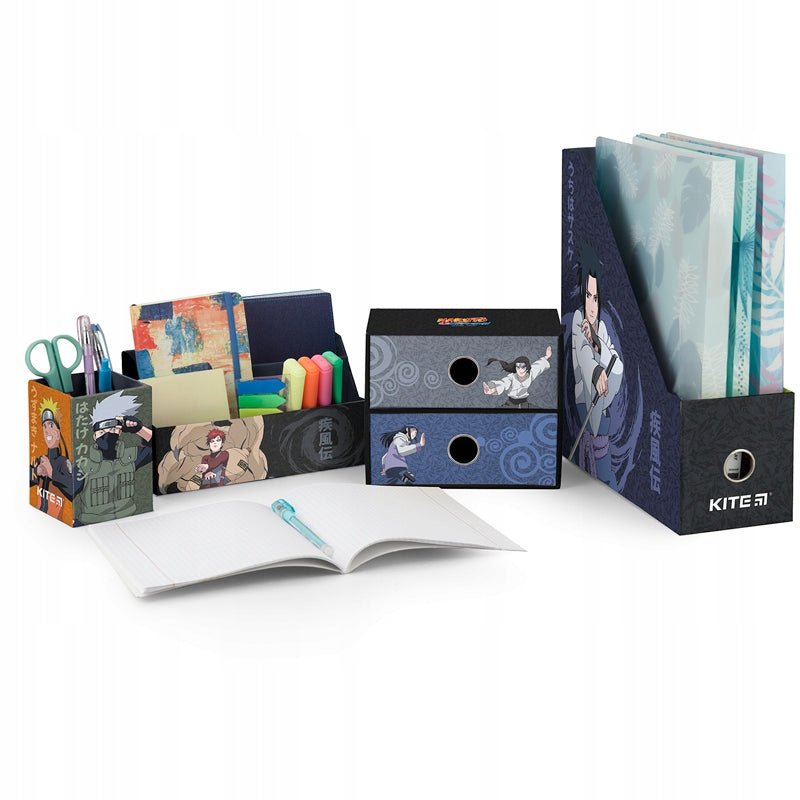 Organizer na biurko 4 elementy Naruto