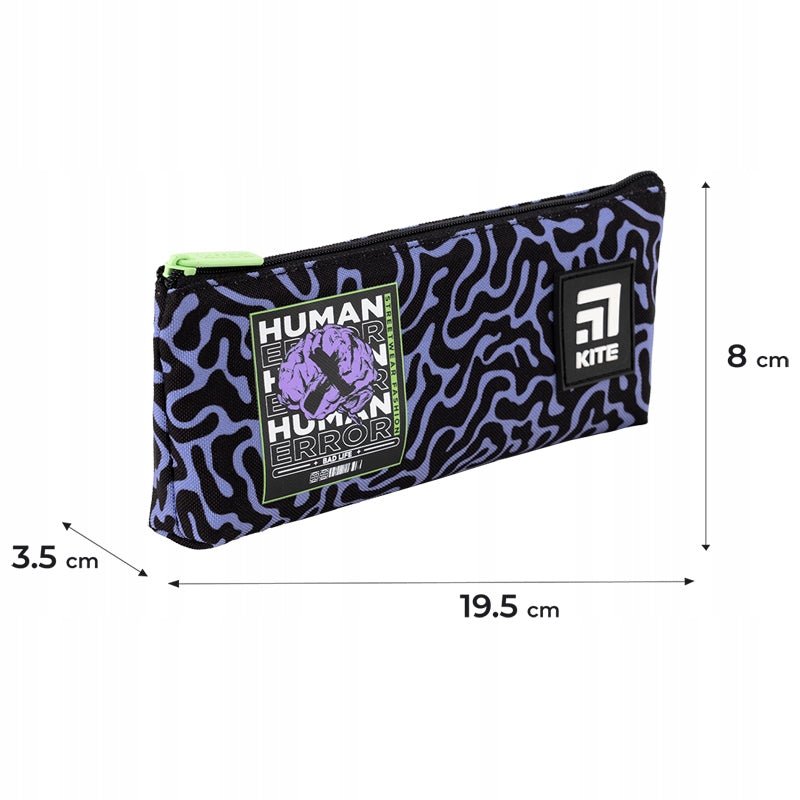 Piórnik saszetka dla nastolatków fioletowa