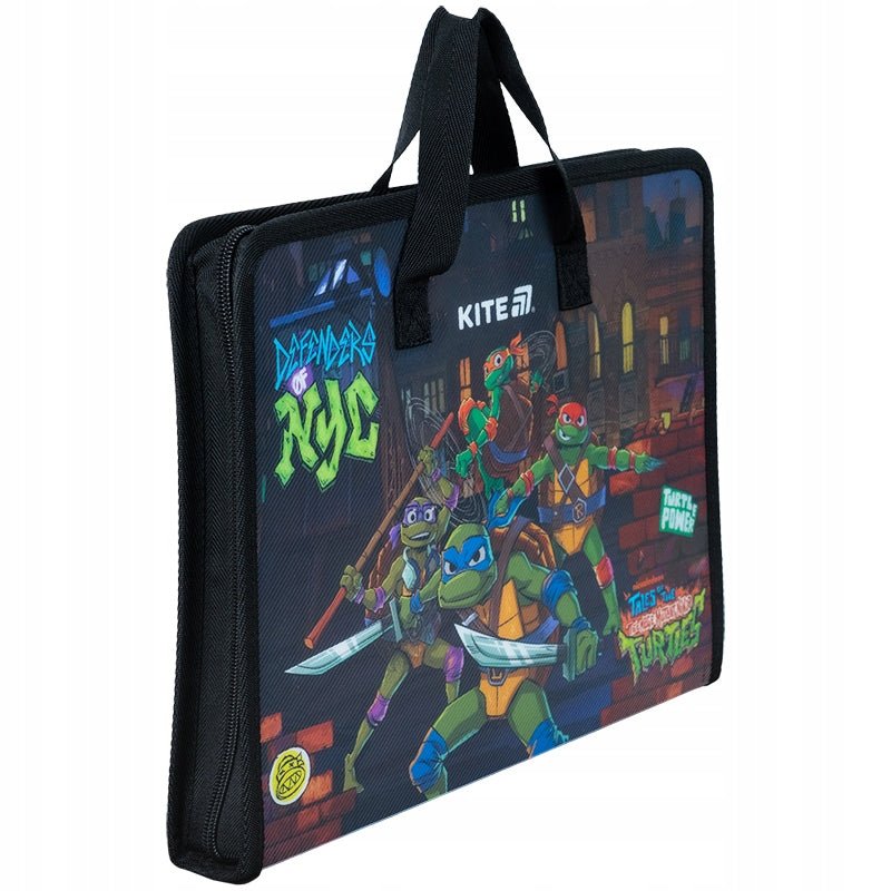 Teczka szkolna z rączką gruba A4 XL Ninja Turtles