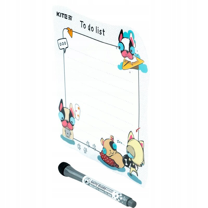 Planer ścienny To do list dla dzieci A5 Funny dogs