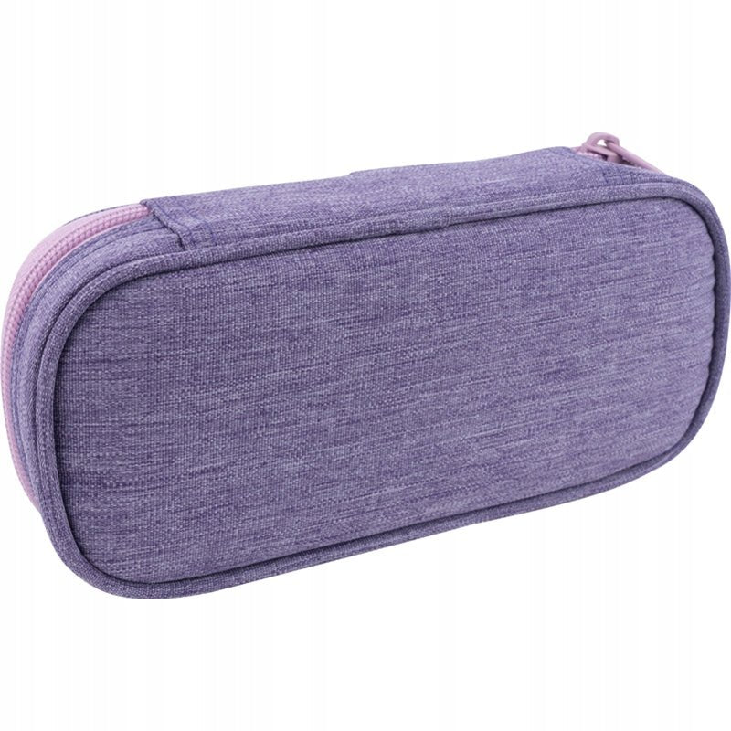 Piórnik saszetka szkolny dla dziewczynki College liliowy