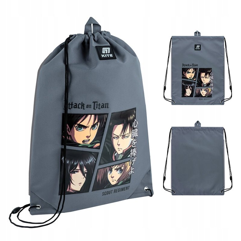 Worek na buty szkolny dla dzieci Attack ON Titan Kite