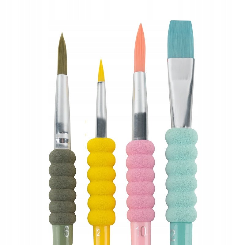 Pędzelki do malowania zestaw 4 sztuk Kite