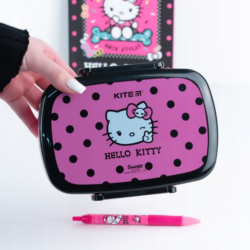 Lunchbox Śniadaniówka ze Sztućcami Hello Kitty 750 ml Kite