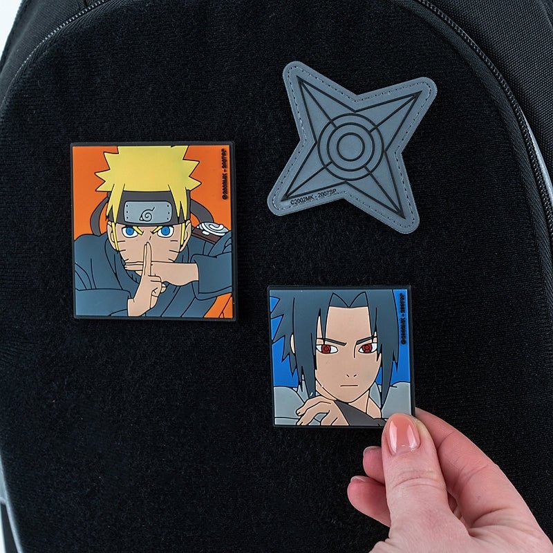 Naszywki na rzep emblemat 3 szt Naruto