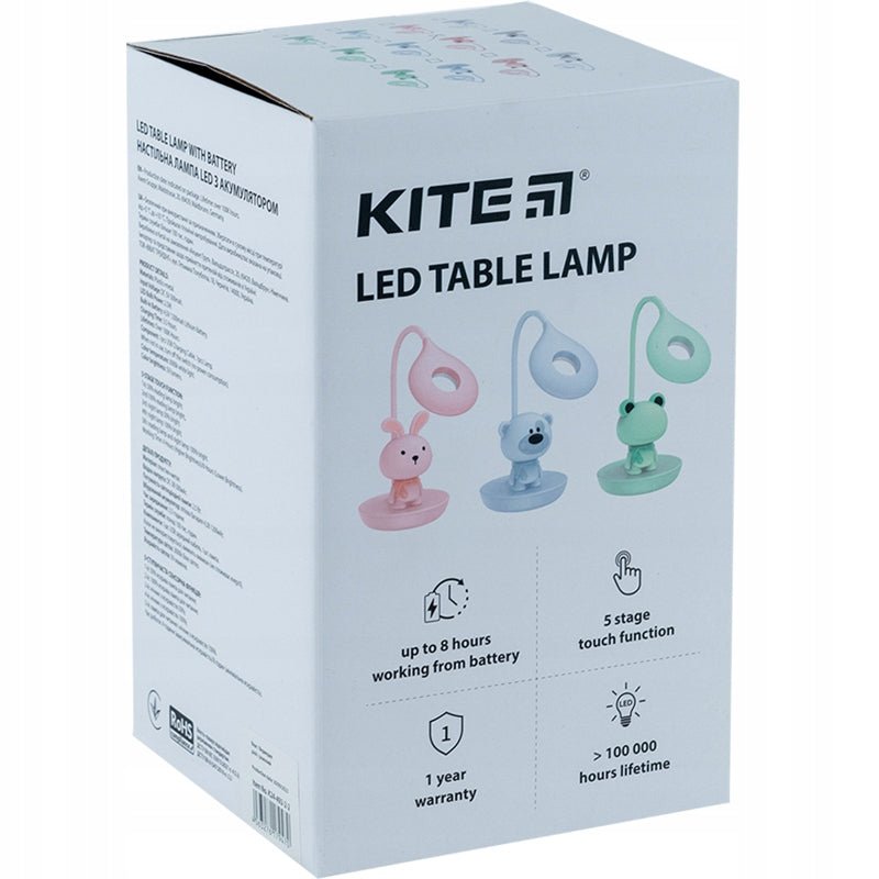 Opakowanie lampki dzieciecej zielonej zabki
