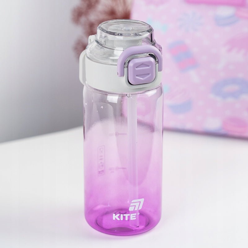 Butelka na wodę do szkoły na siłownię 600 ml fioletowy Kite
