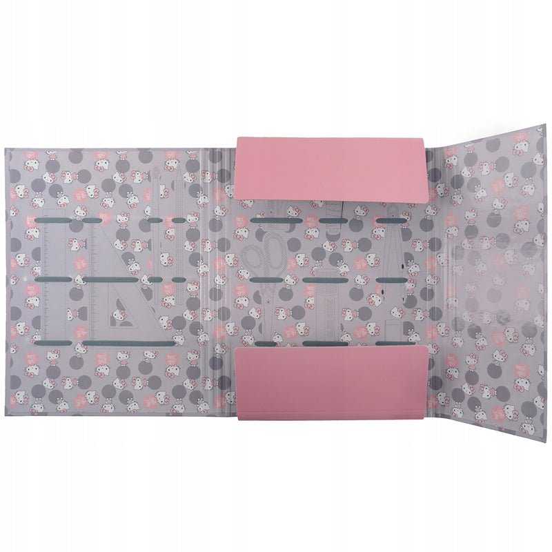 Teczka z gumką A4 szara Hello Kitty
