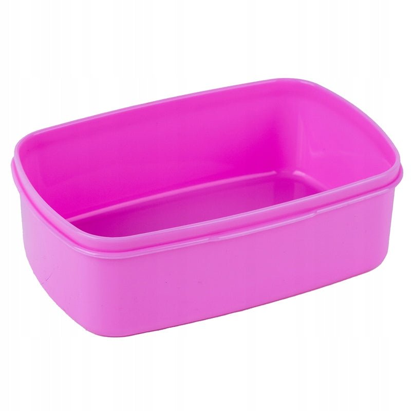 Lunchbox ze sztućcami dla dziewczynki 750 ml z kotem