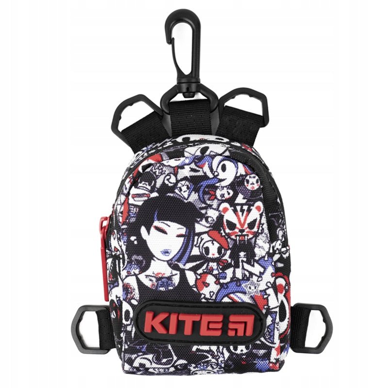 Plecaczek mały stylowa nerka unisex karabińczyk Kite TK22-2591.Saszetka mini wykonanа z wytrzymałego poliestru. Materiały i osprzęt zostały przetestowane pod kątem wytrzymałości i odporności na zużycie.