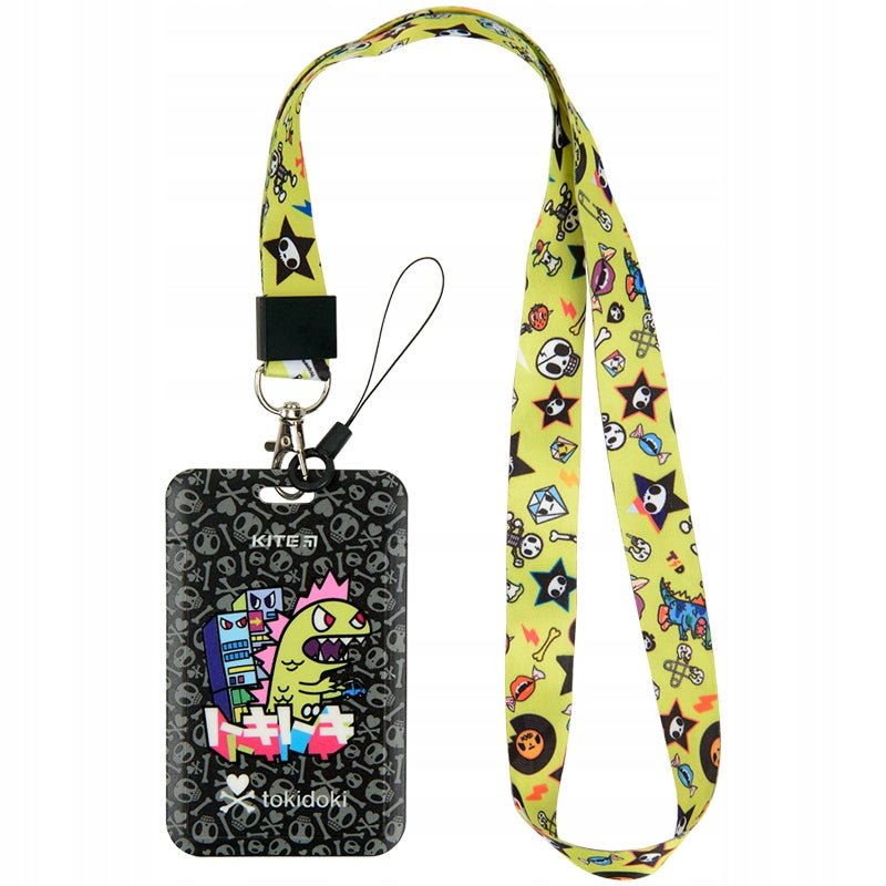 Identyfikator holder z taśmą Tokidoki żółty