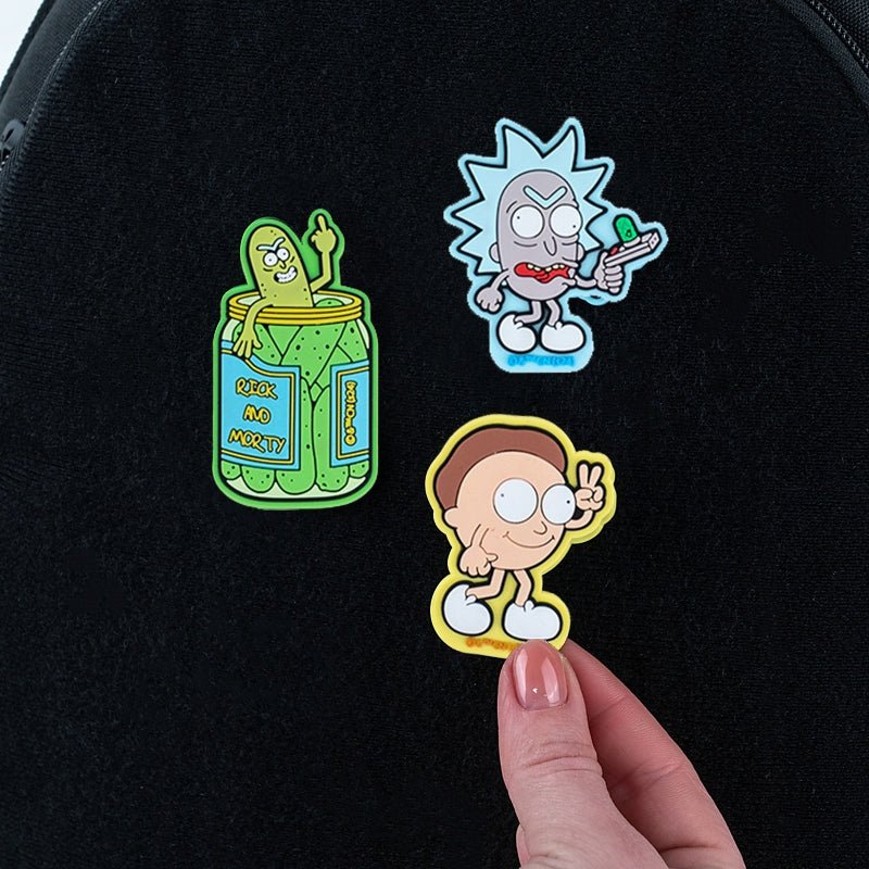 Naszywki na rzep emblemat 3 szt Rick and Morty KITE