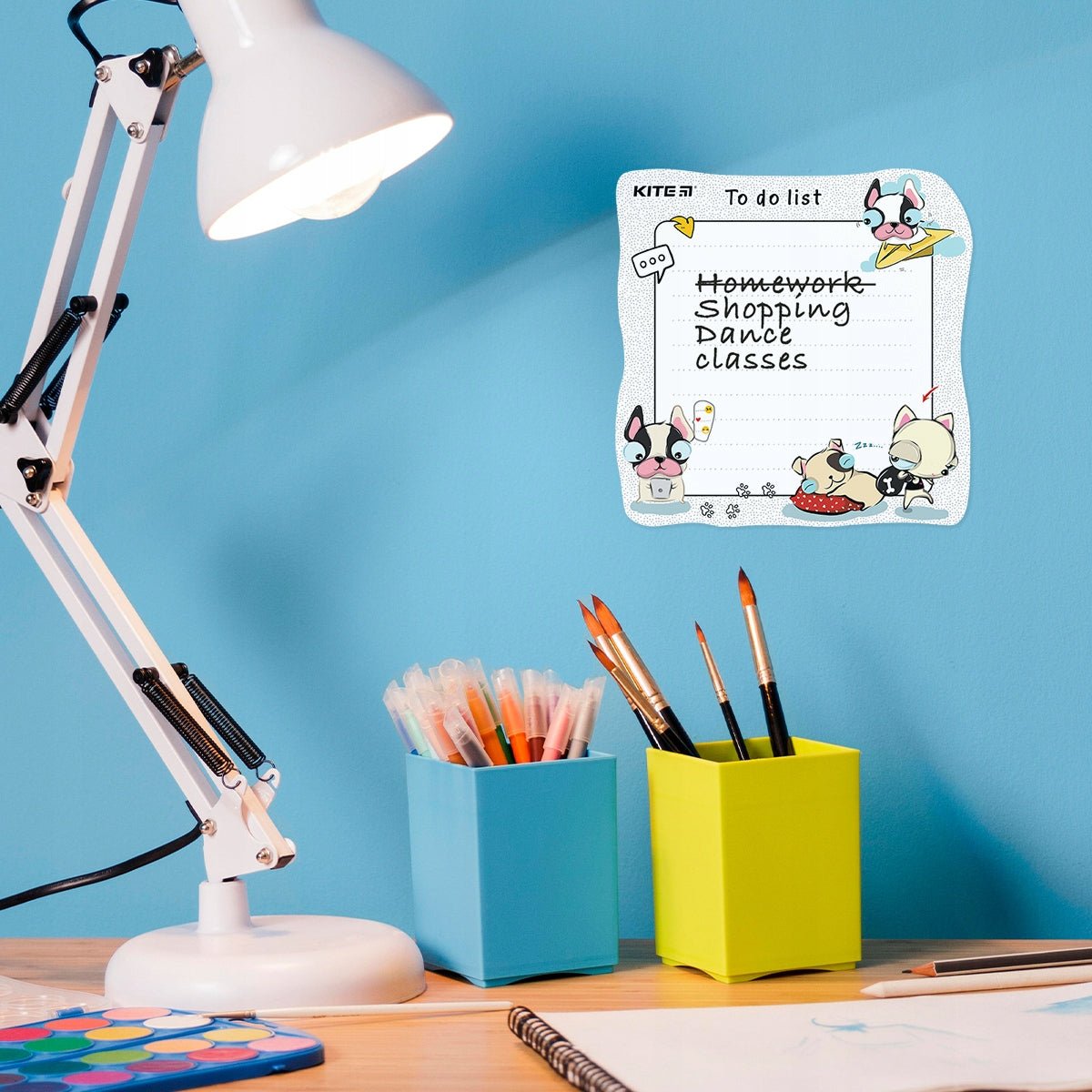 Planer ścienny To do list dla dzieci A5 Funny dogs