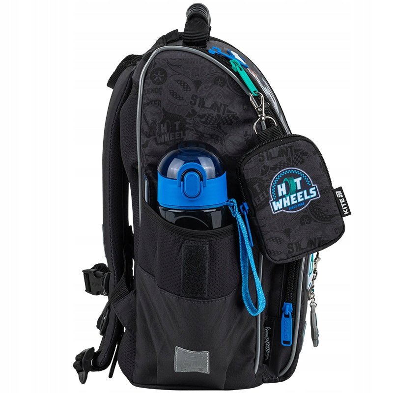 Tornister Kite HW25501S z motywem Hot Wheels – widok boczny