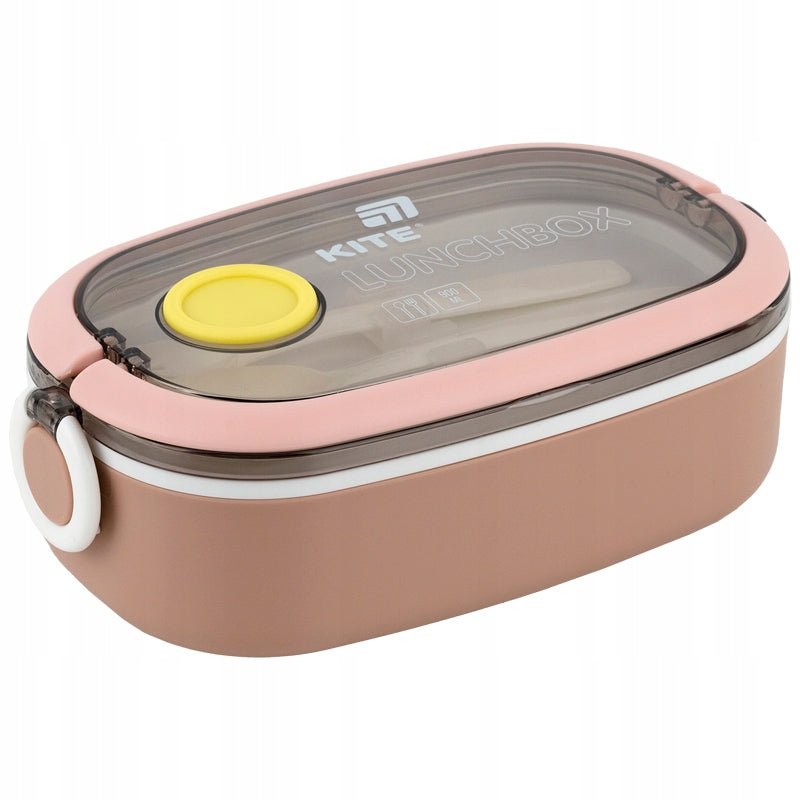 Pojemnik na lunch dla dzieci Kite z rączką i przezroczystą pokrywką