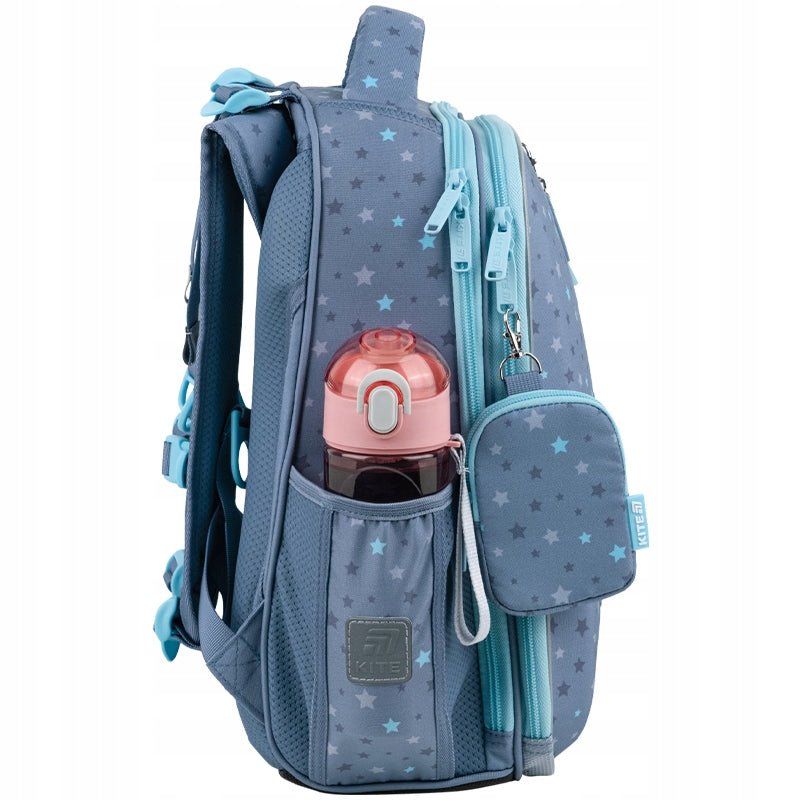 2 boczne kieszenie na gumce na butelkę z wodą lub termos