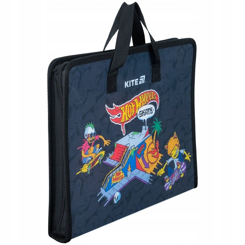 Teczka szkolna z rączką gruba A4 XL Hot Wheels