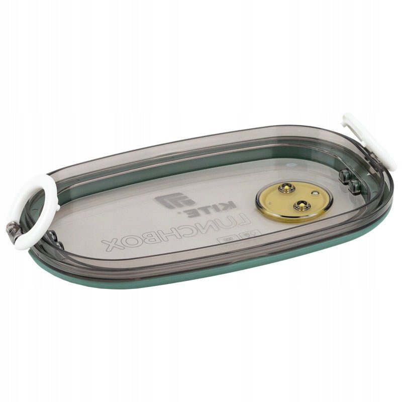 Śniadaniówka Kite z bocznymi zatrzaskami, które łączą dwa pojemniki