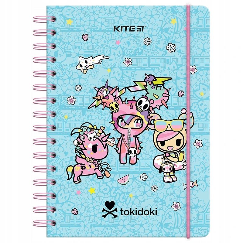 Notes Pamiętnik A5 na Spirali 80 kartek kratka Tokidoki Kite