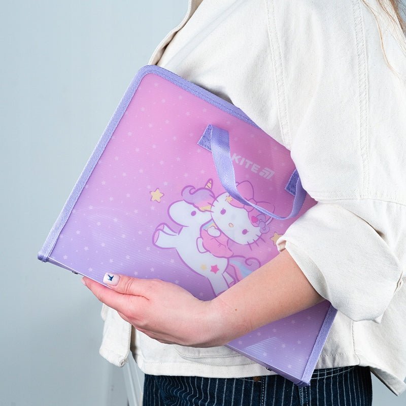 Teczka szkolna z rączką gruba A4 XL Hello Kitty