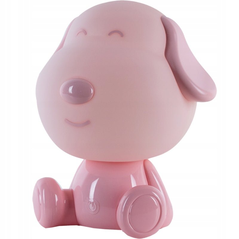 Lampa dla dzieci piesek rozowa