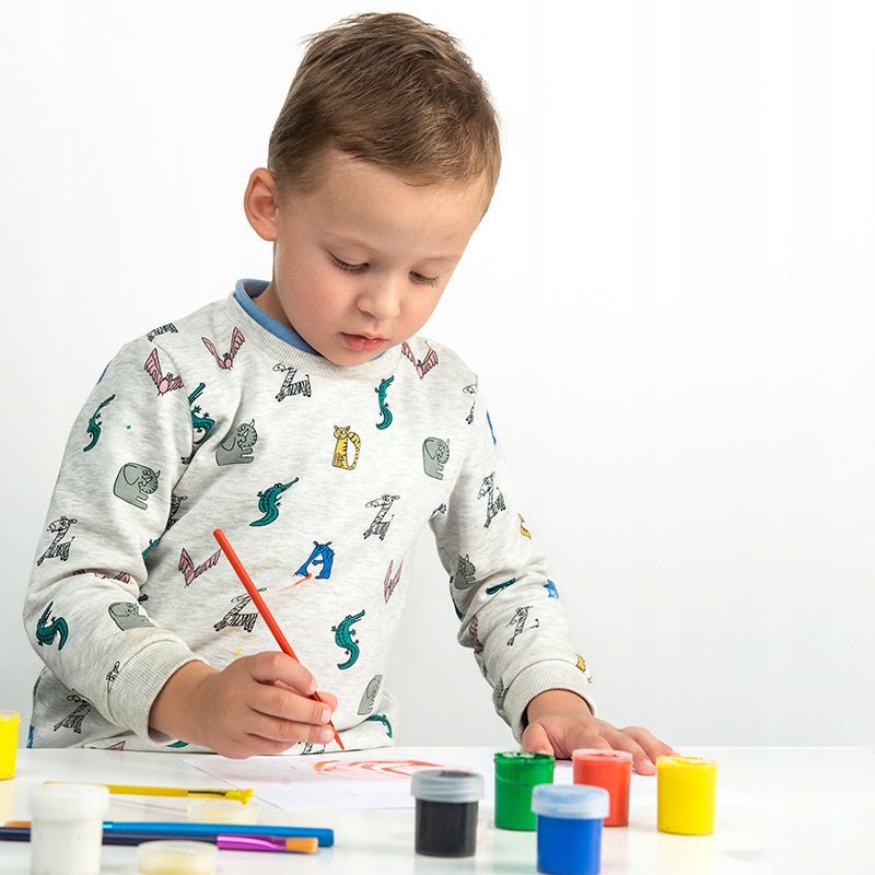 Pędzle malarskie artystyczne zestaw 5 sztuk