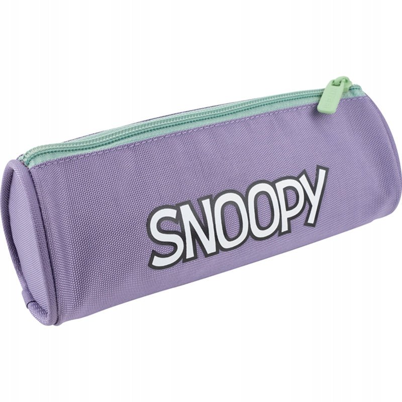 Piórnik saszetka szkolny liliowy Snoopy