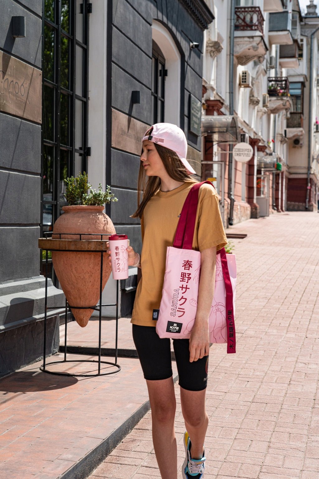 Torba na zakupy spacer damska z rączkami niebieska palianytsia Kite NR23-587