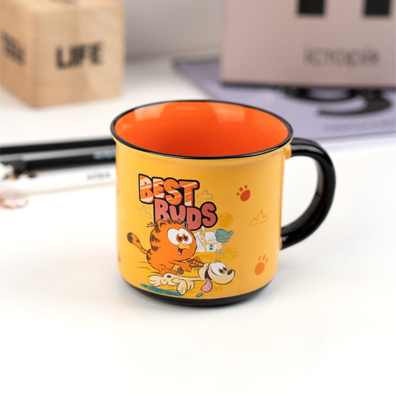 Kubek ceramiczny Garfield 370 ml żółty