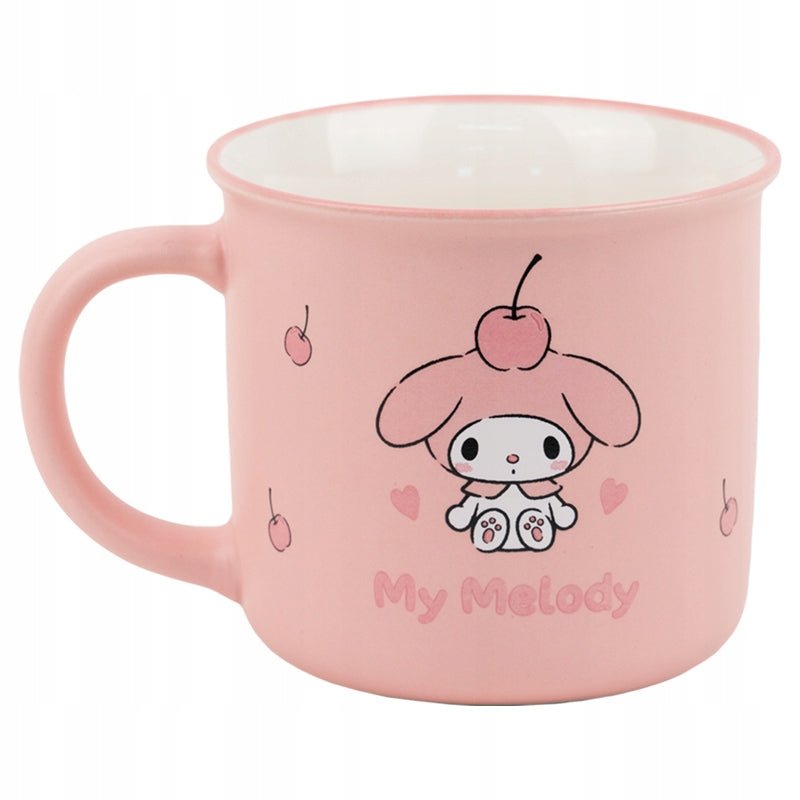 Kubek My Melody 370 ml – ceramiczny kubek z uśmiechniętą postacią My Melody, idealny prezent dla fanów