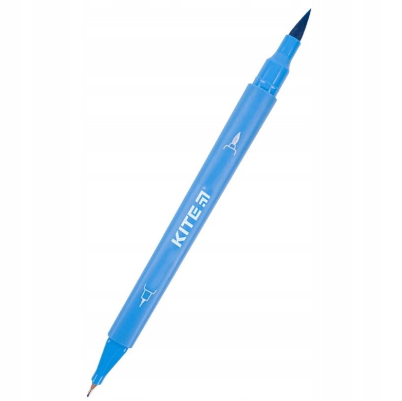 Markery dwustronne 12 kolorów