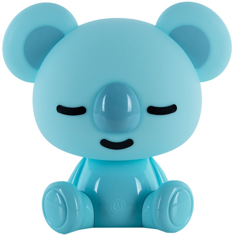 Lampa dla dziecka do snu na noc z kolorowym światłem biały miś koala LED