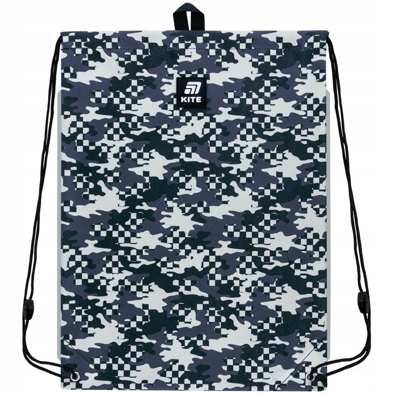 Worek na buty szkolny dla dzieci kamuflażowy pixel Kite