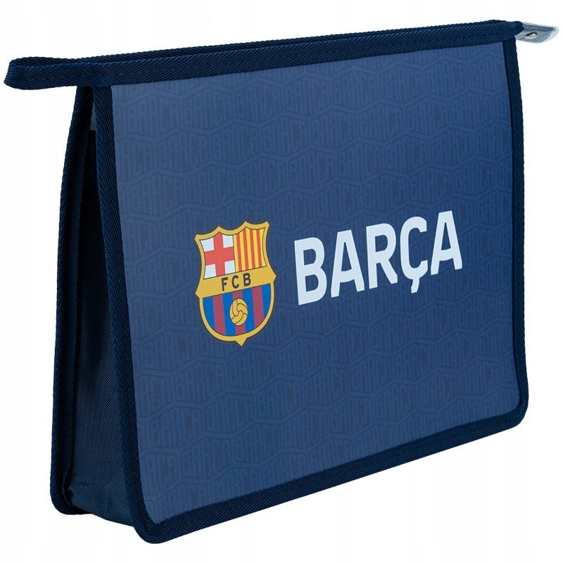 Teczka na suwak szkolna A4 FC Barcelona