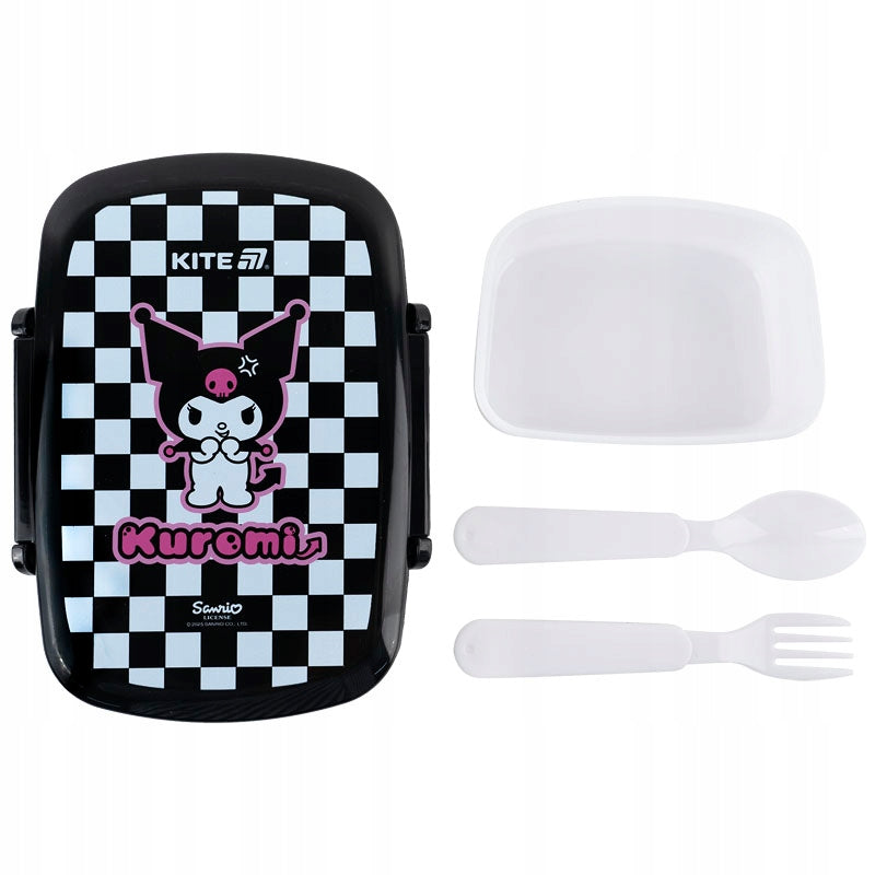 Lunchbox Śniadaniówka ze Sztućcami 750 ml Kuromi Kite