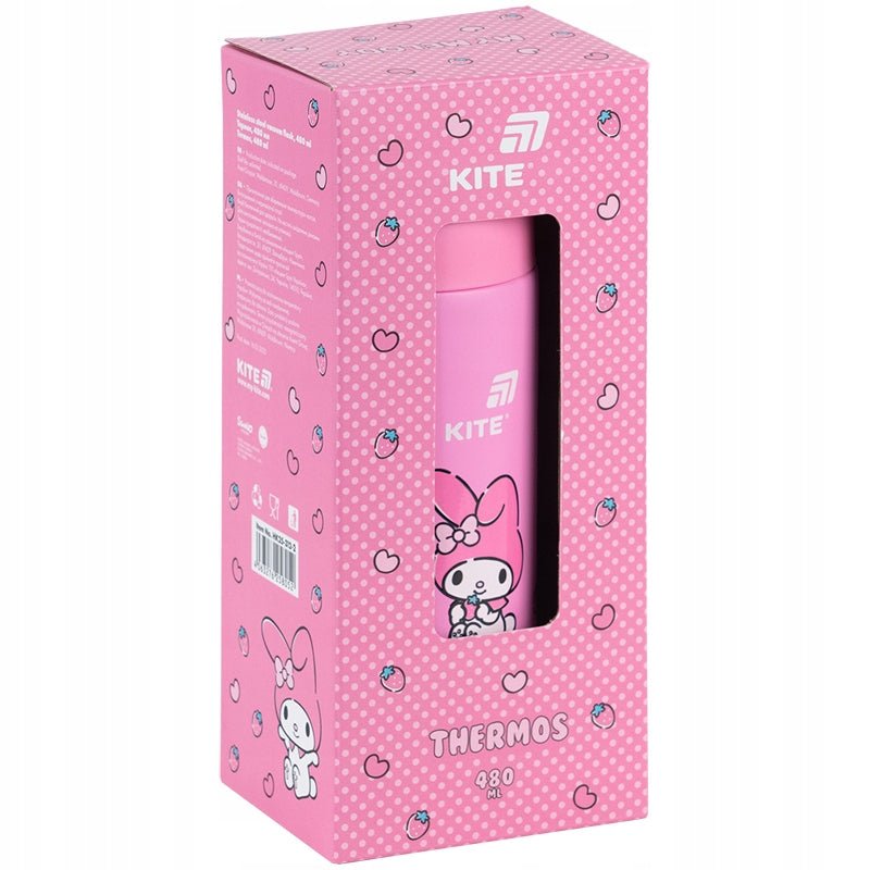 Termos z kubkiem dla dziewczynki metalowy 480 ml My Melody
