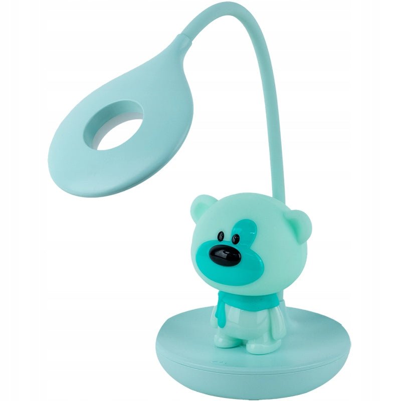 Lampa zielona do nauki dla dzieci