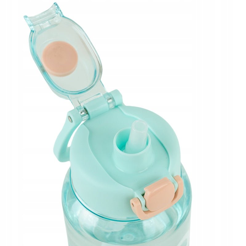 Bidon na wodę ze słomką 700 ml bpa free zielony Kite