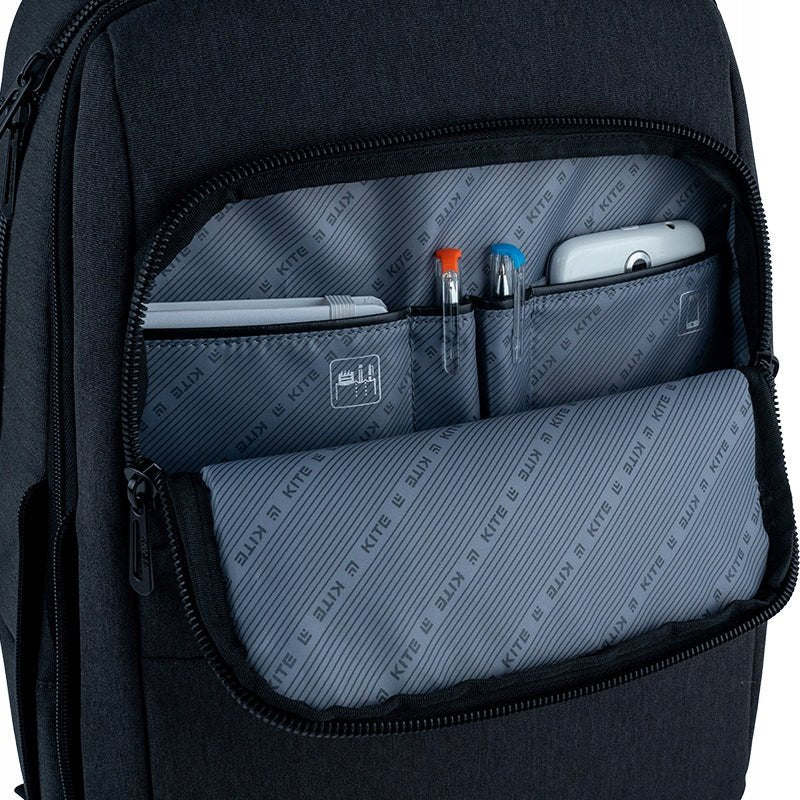 Plecak dla nastolatków na laptop czarny