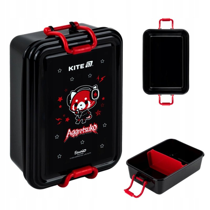 Lunchbox do szkoły z przegrodą Aggretsuko