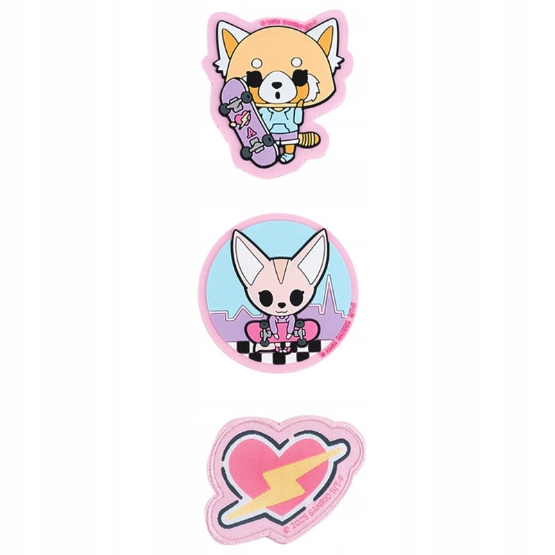 Zestaw naszywek na dla dzieci 3 szt Aggretsuko Kite