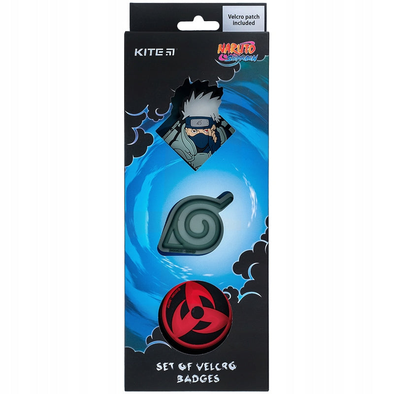 Naszywki na rzep emblemat 3 szt Naruto