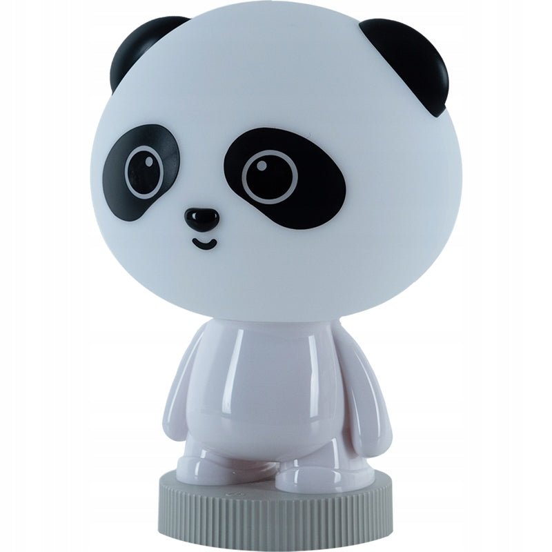 Lampa nocna panda dziecieca biala z czarnym