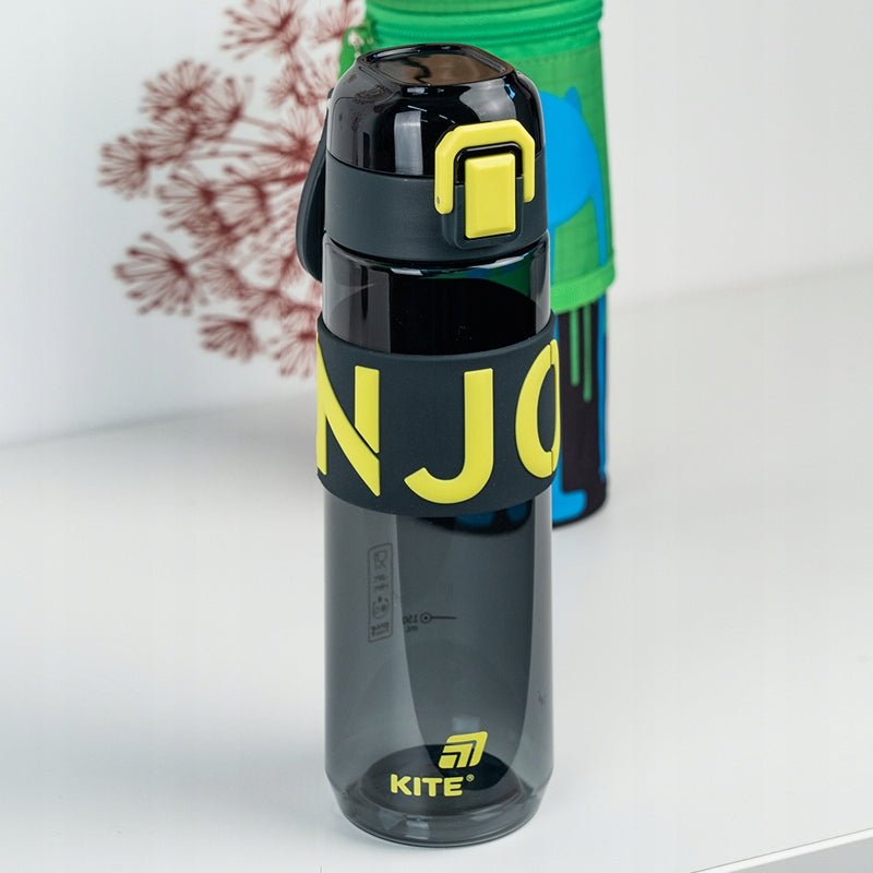 Butelka na wodę bidon do szkoły na siłownię 680ml z sitkiem szary Kite